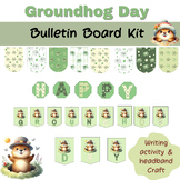 February Groundhog Day Activities,Craft &Writing Bulletin 