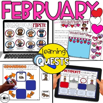 Preview of February Lesson Plans - Groundhog, Valentine, Black History, U.S. Presidents