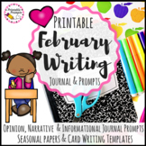 February Writing Prompts & February Writing Activities