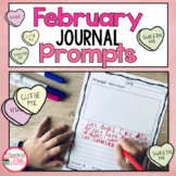 February Journal Writing Prompts and February Writing Activities
