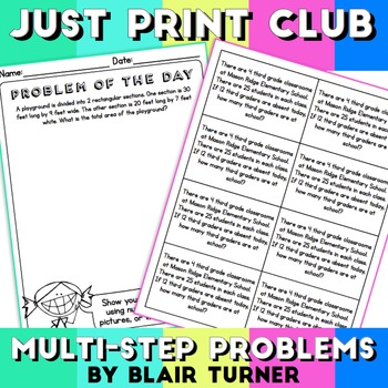 Preview of Multi-Step Word Problems