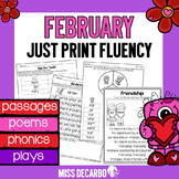 February Just Print Fluency Pack