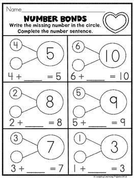 february kindergarten math review for numbers 1 20 tpt