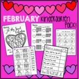 Valentines Activities for Kindergarten,  Valentines NO PRE