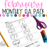 February Language Arts Printables for Special Education