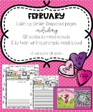 February Listening Center Response Pages QR Codes to read-