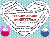 February Listening Center with QR codes (30 books)