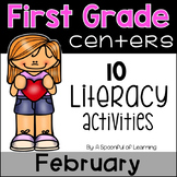 February Literacy Centers - First Grade