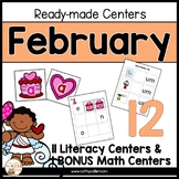 February Literacy Centers Kindergarten & 1st Grade WINTER 