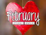 February Literacy Centers: Word Work & Listen to Reading f