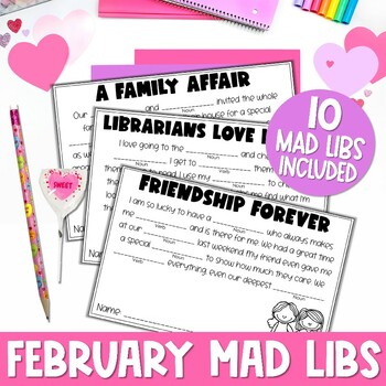 Preview of February Mad Libs | 3rd-5th Grade