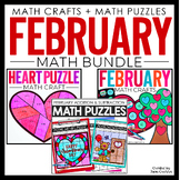 February Math Activities | Valentine's Day Math Crafts & Puzzles