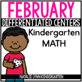 February Math Centers for Kindergarten