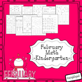 February Math (Kindergarten) Free
