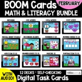 February Math & Literacy BOOM Cards BUNDLE | Digital Games