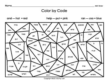 February Math & Literacy Color by Codes by Kathy Law | TpT