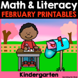 February Math & Literacy Printables {Kindergarten}