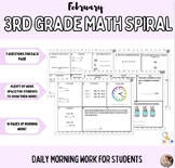 February Math Spiral- Daily Morning Work