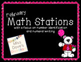 February Math Stations/Centers (Valentine's Day Theme)