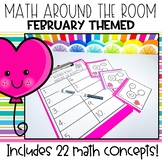 February Math Write the Room | First Grade | February Math