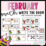 February Math Write the Room | Kindergarten