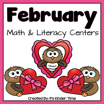 Preview of February Math and Literacy Bundle