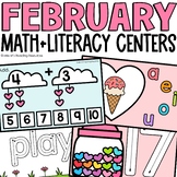 Valentines Day Activities February Math and Literacy Cente