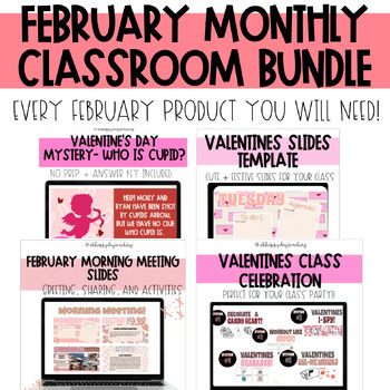 Preview of February Monthly Bundle | Valentine's Bundle | Monthly Bundle
