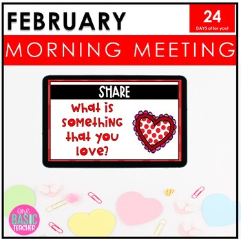 Preview of February Morning Meeting Quick and Easy