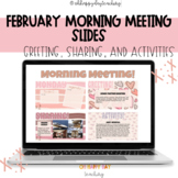 February Morning Meeting Slides. | Morning Meeting Activities.