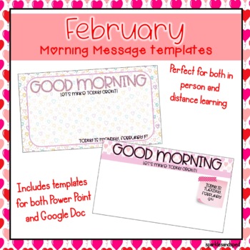 Preview of February Morning Message bundle