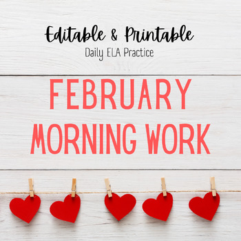Preview of February Morning Work