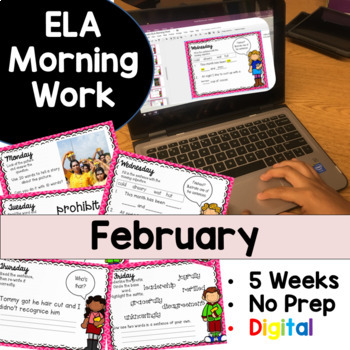 Preview of February Morning Work Google Drive Digital Edition