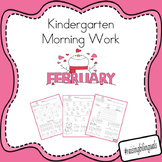 February Morning Work (Kindergarten)