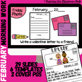 February Morning Work Slides and Template