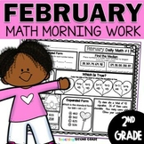 February Morning Work for 2nd Grade - Math Meeting Activit
