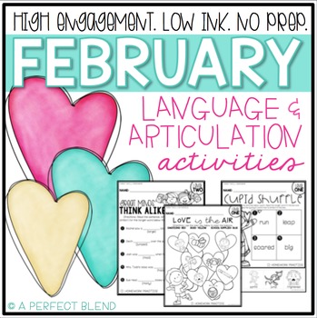 Preview of February NO PREP: Language & Articulation