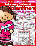 February NO PREP Packet (1st Grade) Valentine's Day