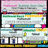 February National Days: BUNDLE- Engaging and Differentiated FUN!