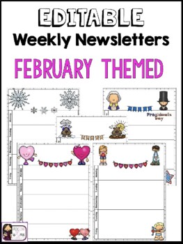 Preview of February Newsletter Templates