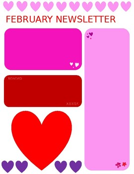 Preview of February Newsletter Template