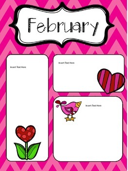 February Newsletters *Editable* by Breeona Parnell | TpT