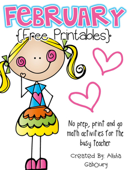 February No Prep Printables [Free Sampler] by Alisha Teaches | TPT