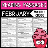 February Non-Fiction Multiple Choice Reading Passages