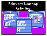 February Phonics and Math Activities for Centers, Pocket C