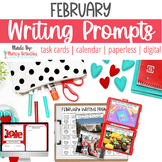 February Photo Writing Prompts - Print & Digital