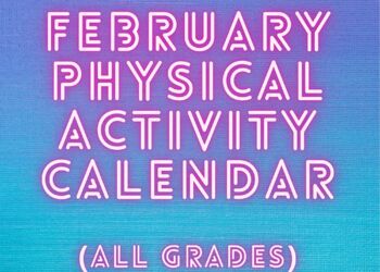 Preview of February Physical Activity Calendar--FREEBIE