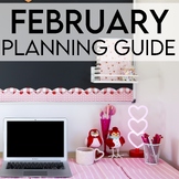 February Planning Guide Freebie - Valentine's Day, Dental 