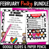 February Poems Digital & Paper Poetry Unit