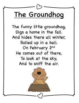 February Poetry Kindergarten & First Grade by Wishful Learning by